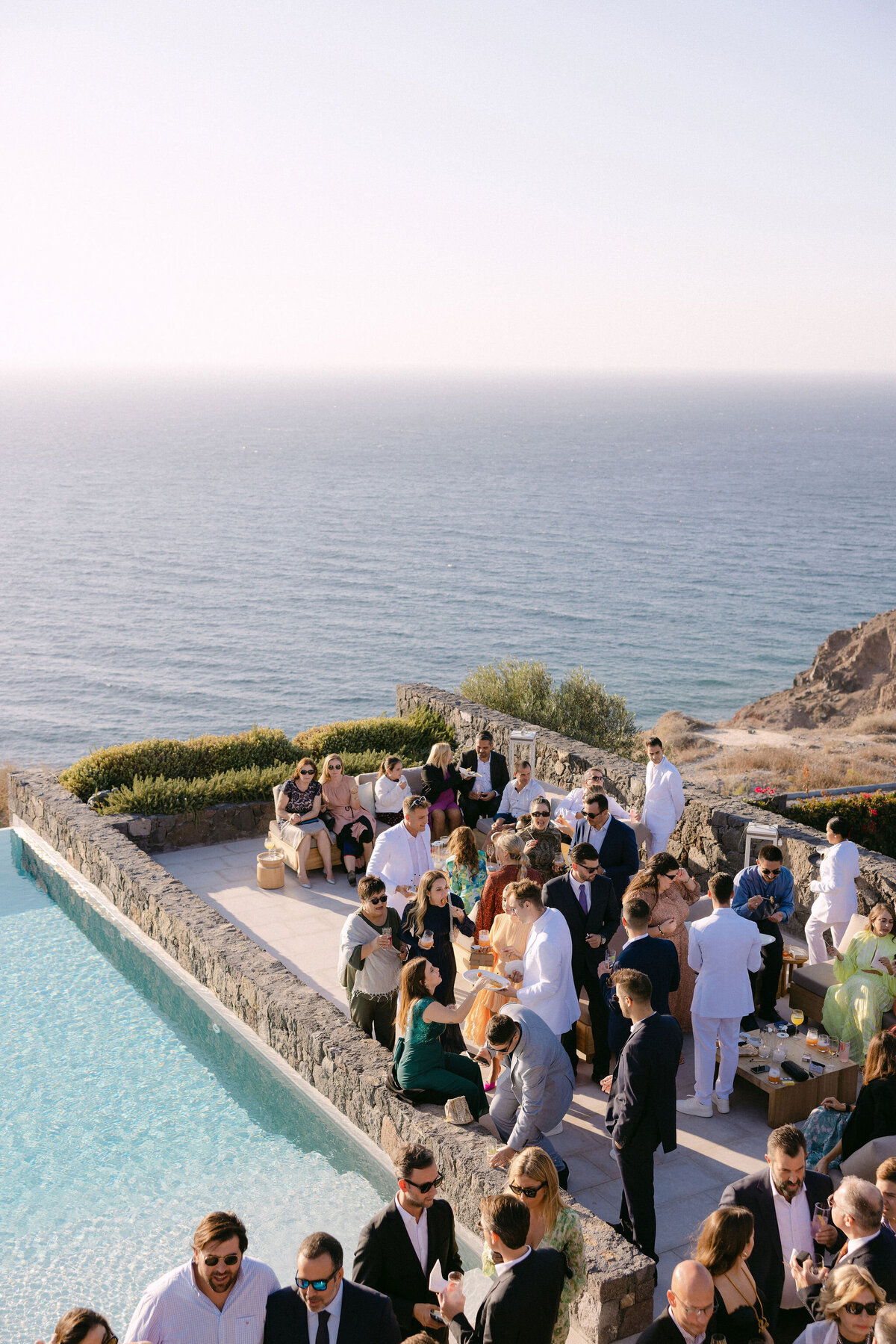 J&E | Glamorous Greece Wedding