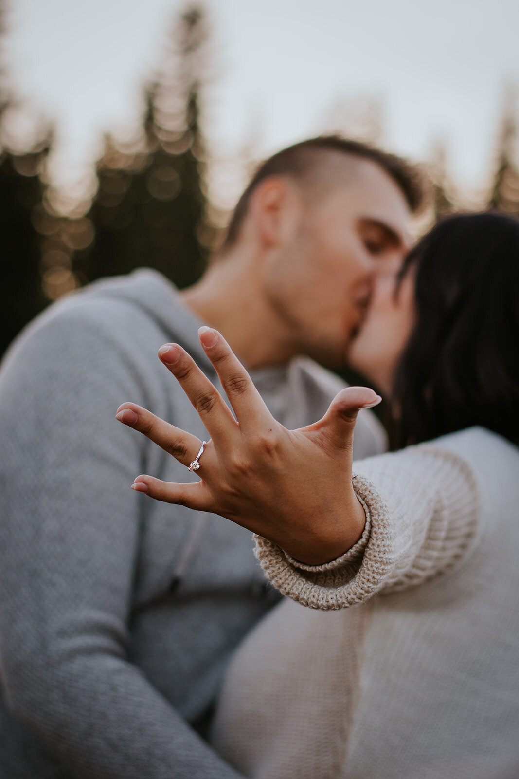 engagement photography ring