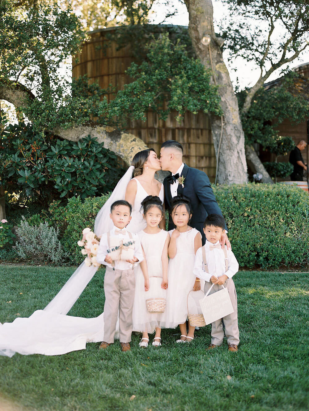 bride and groom portraits