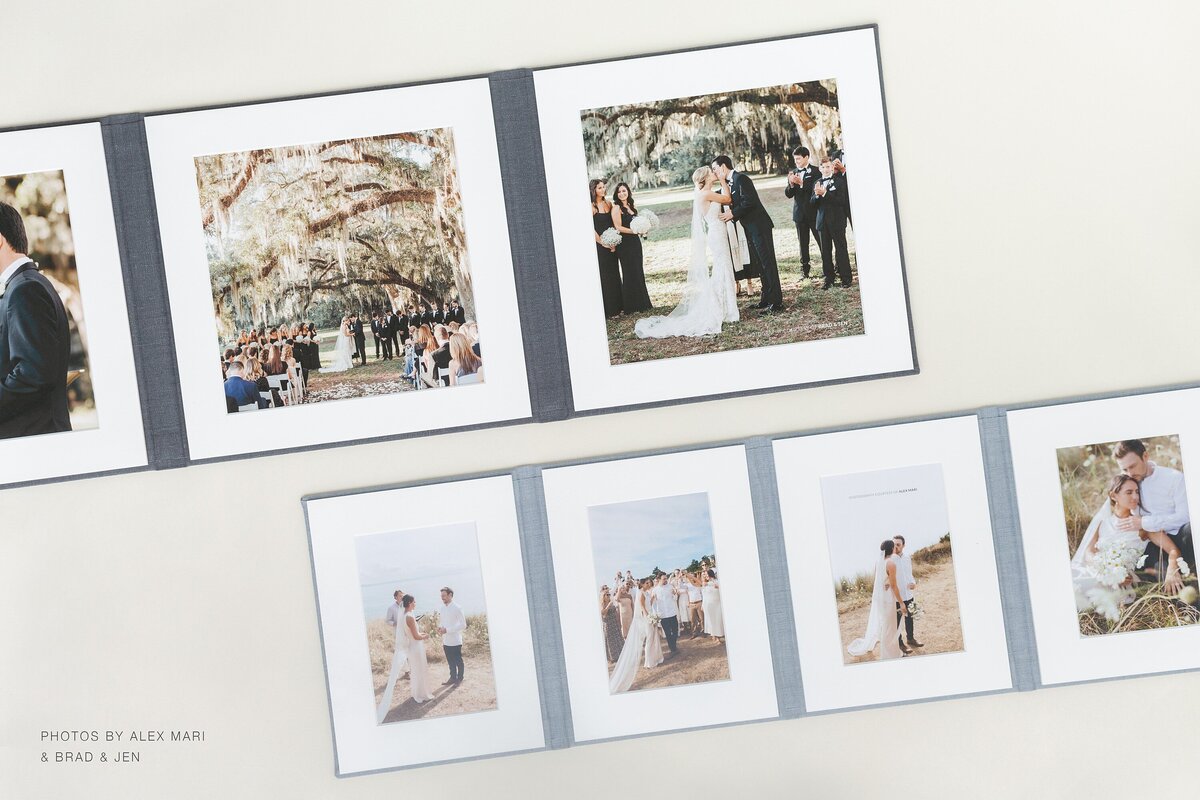 RedTree-Albums-Alex Mari, Brad & Jen, Matted Folio Album, Matted Folios-094