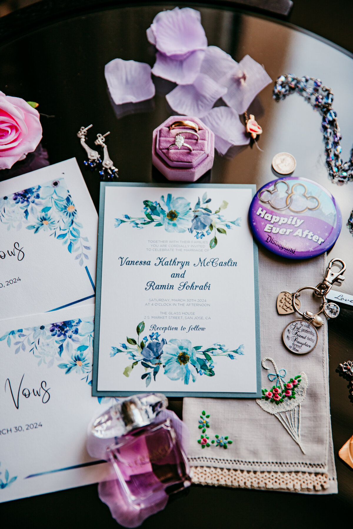 wedding flat lay photo ideas