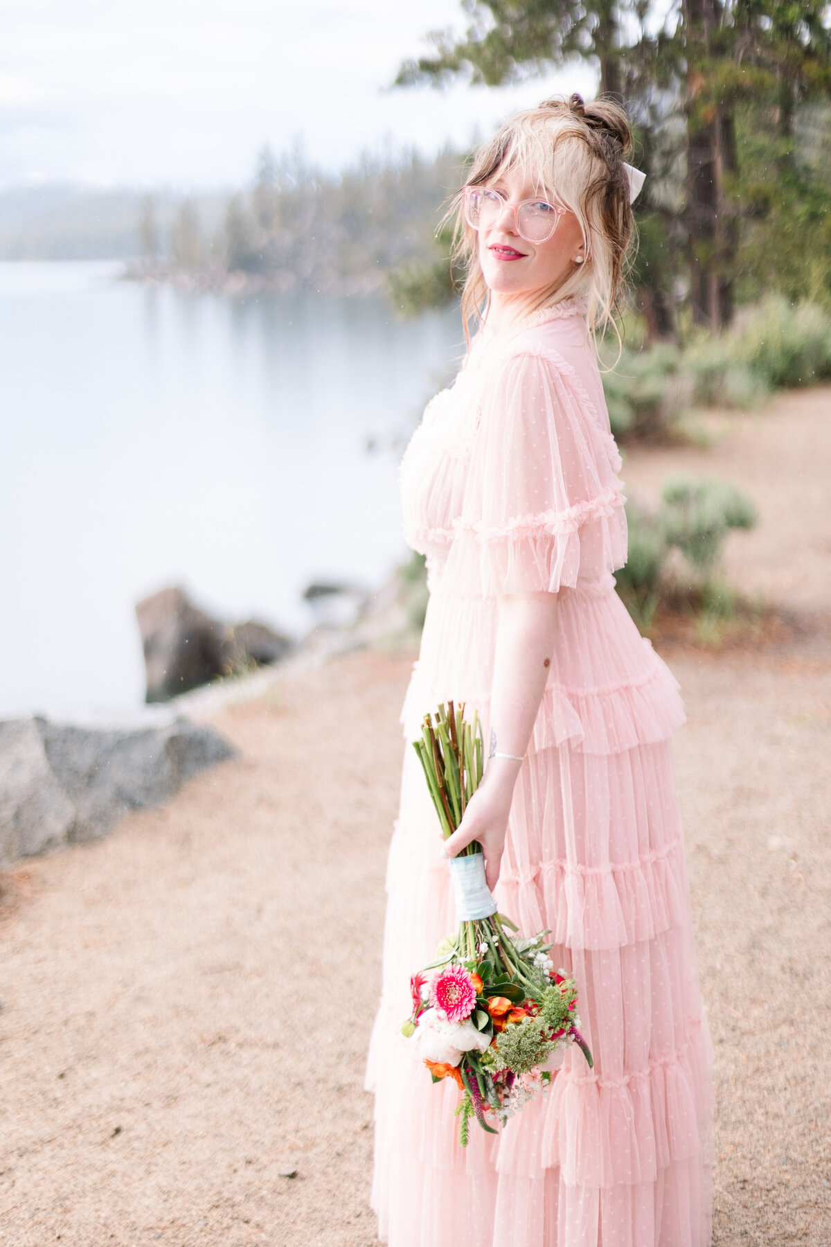 Lake Tahoe Mountaintop Elopement - 45
