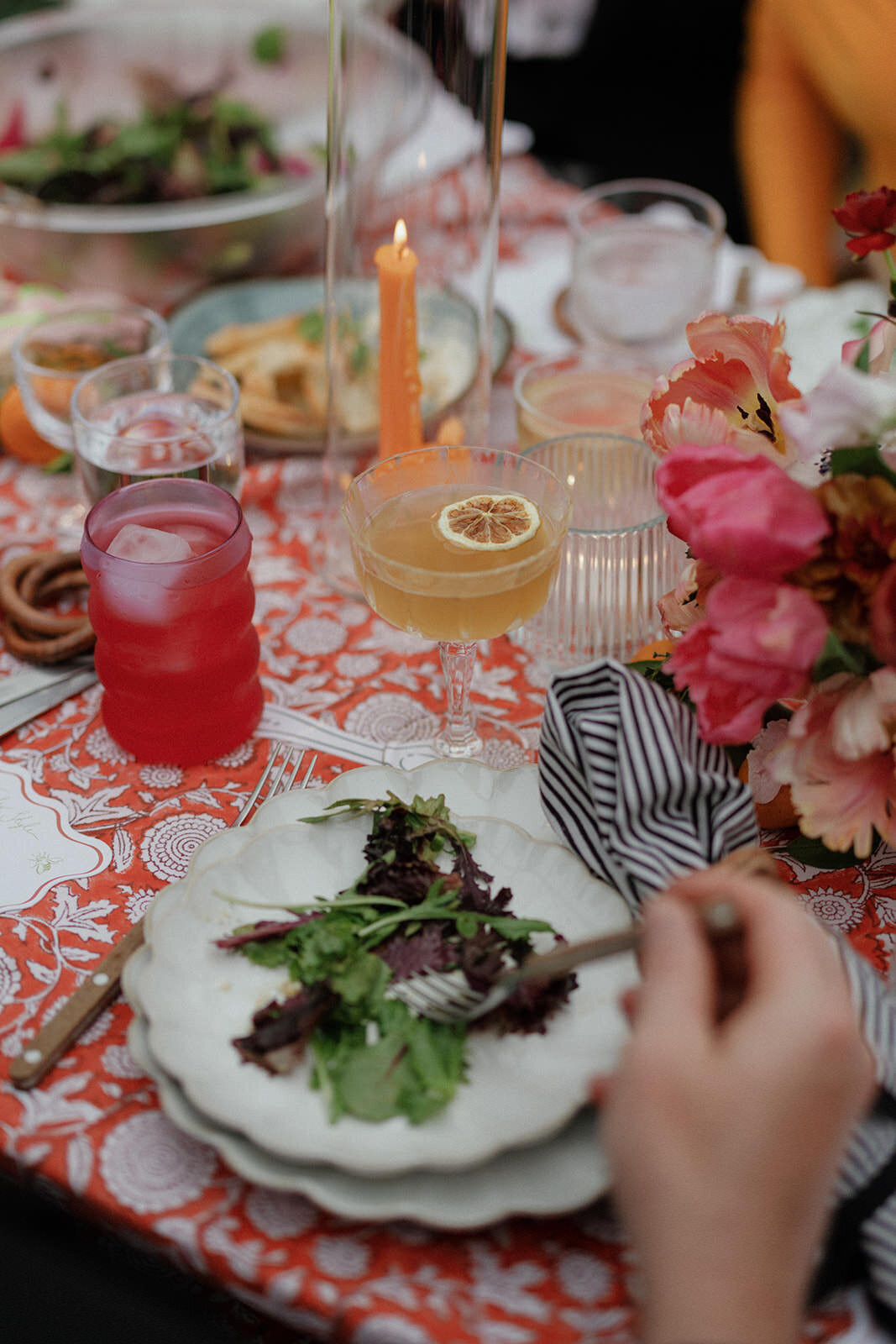 Retro motel chic wedding reception and after party at Skyview Los Alamos - 41