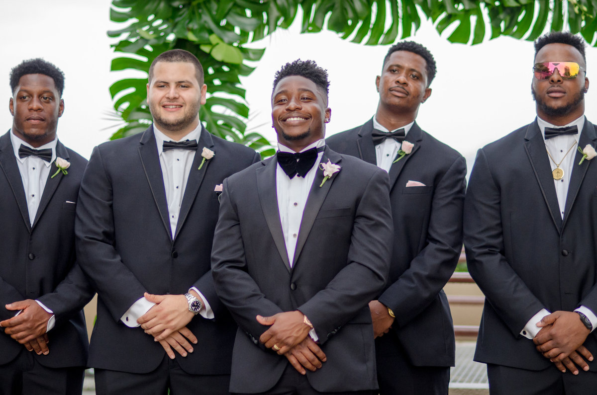 NFL Miami Dolphins Brandon Radcliff ShaKyra Radcliff Briza on the Bay Wedding Andrea Arostegui Photography-149