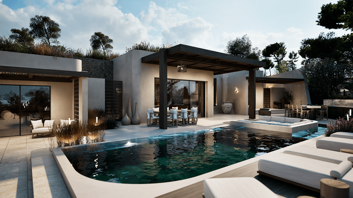 la isla villas ibiza