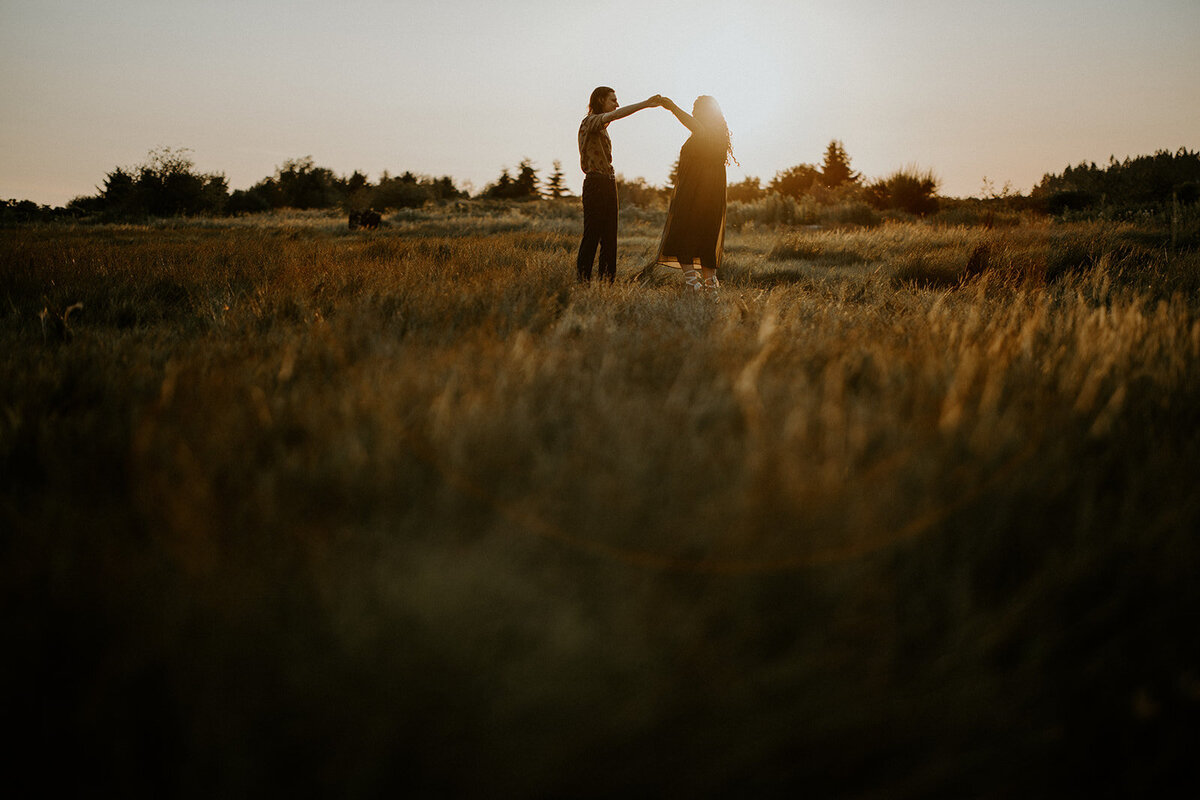 Sunset Engagement Photography in Vancouver