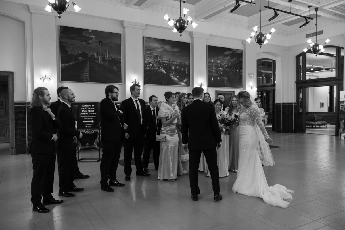 Wedding Ceremony Photos by Richmond VA wedding and elopement photographer