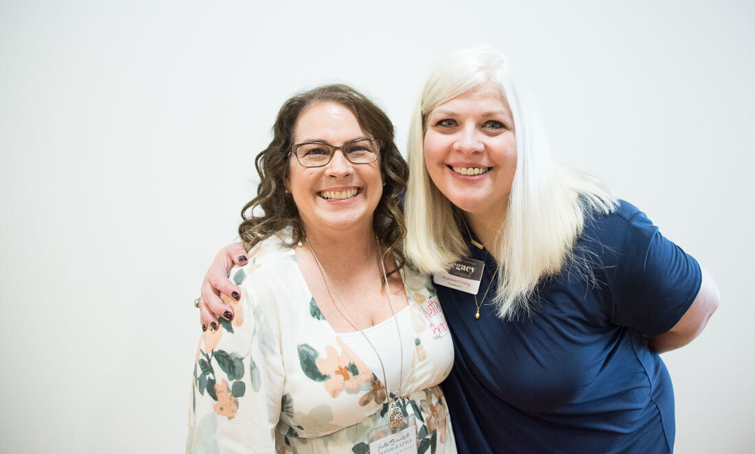 Shannon Crotty & Yvette Brackett at Polka Dot Powerhouse opening