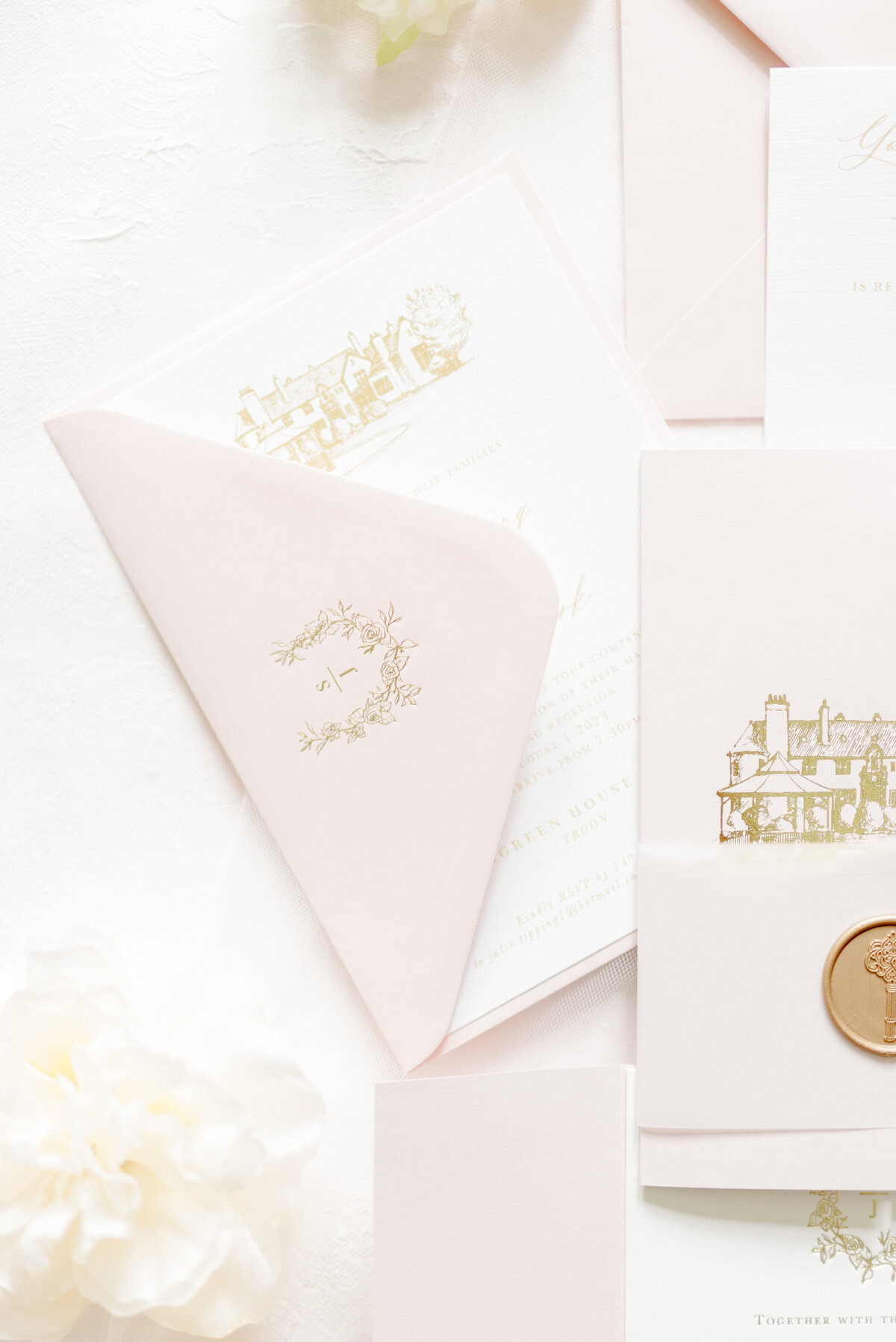 Wedding stationery by Wedding Artwork by Daria Scotland