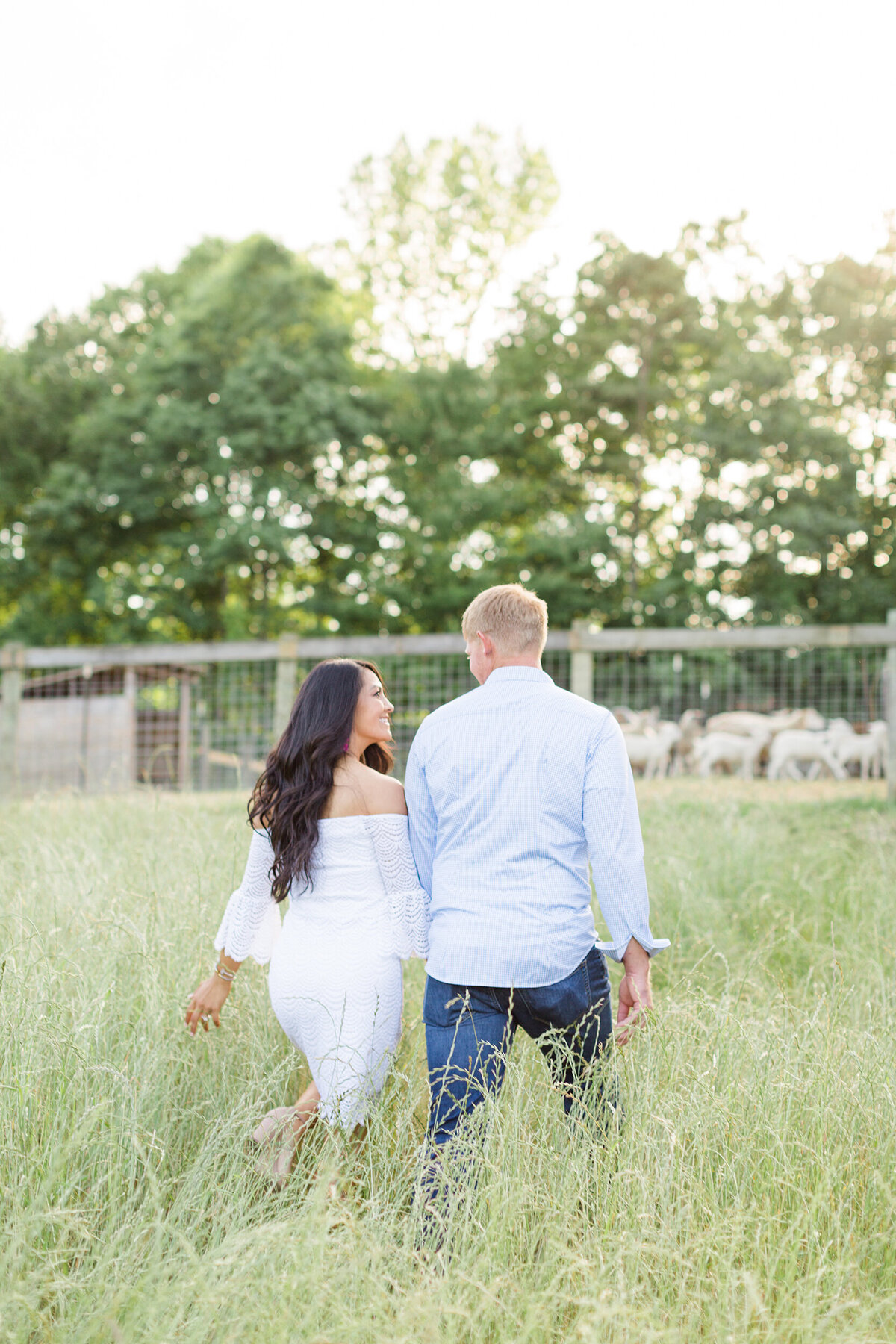 Cor Photography- Kelsie + Taylor Rehearsal dinner- field of sheep