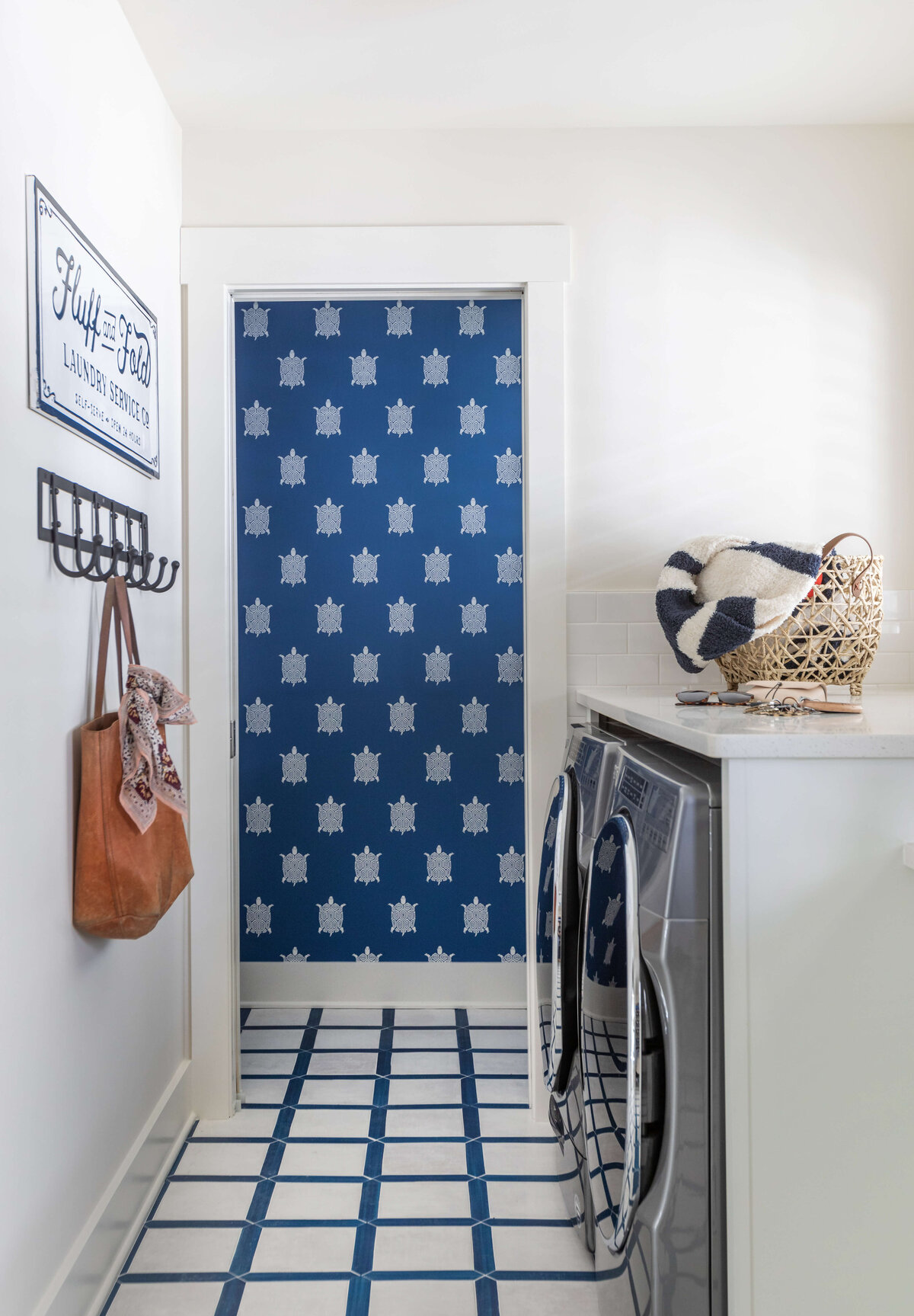 Amelia Island Coastal Bungalow Lola Interiors Laundry
