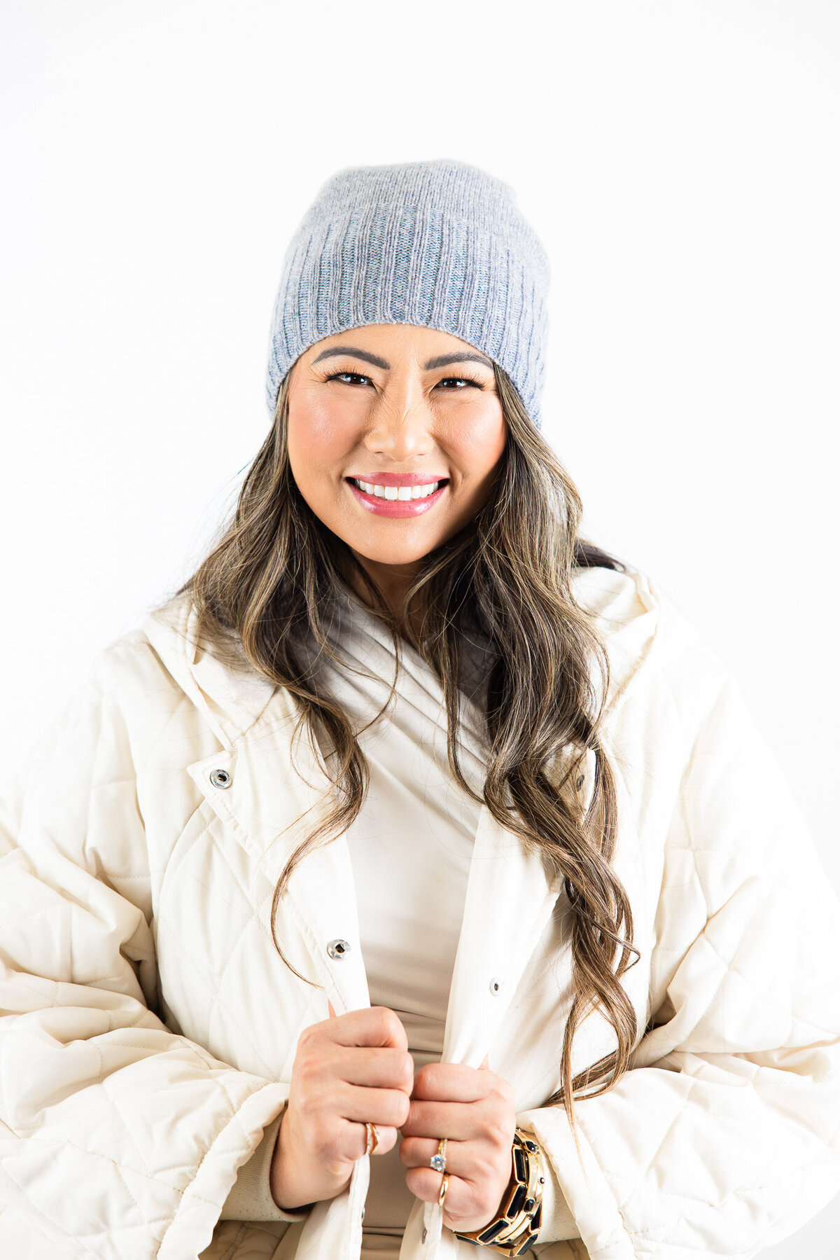 Coastal Cashmere Seattle Beanie Medium Gray 1