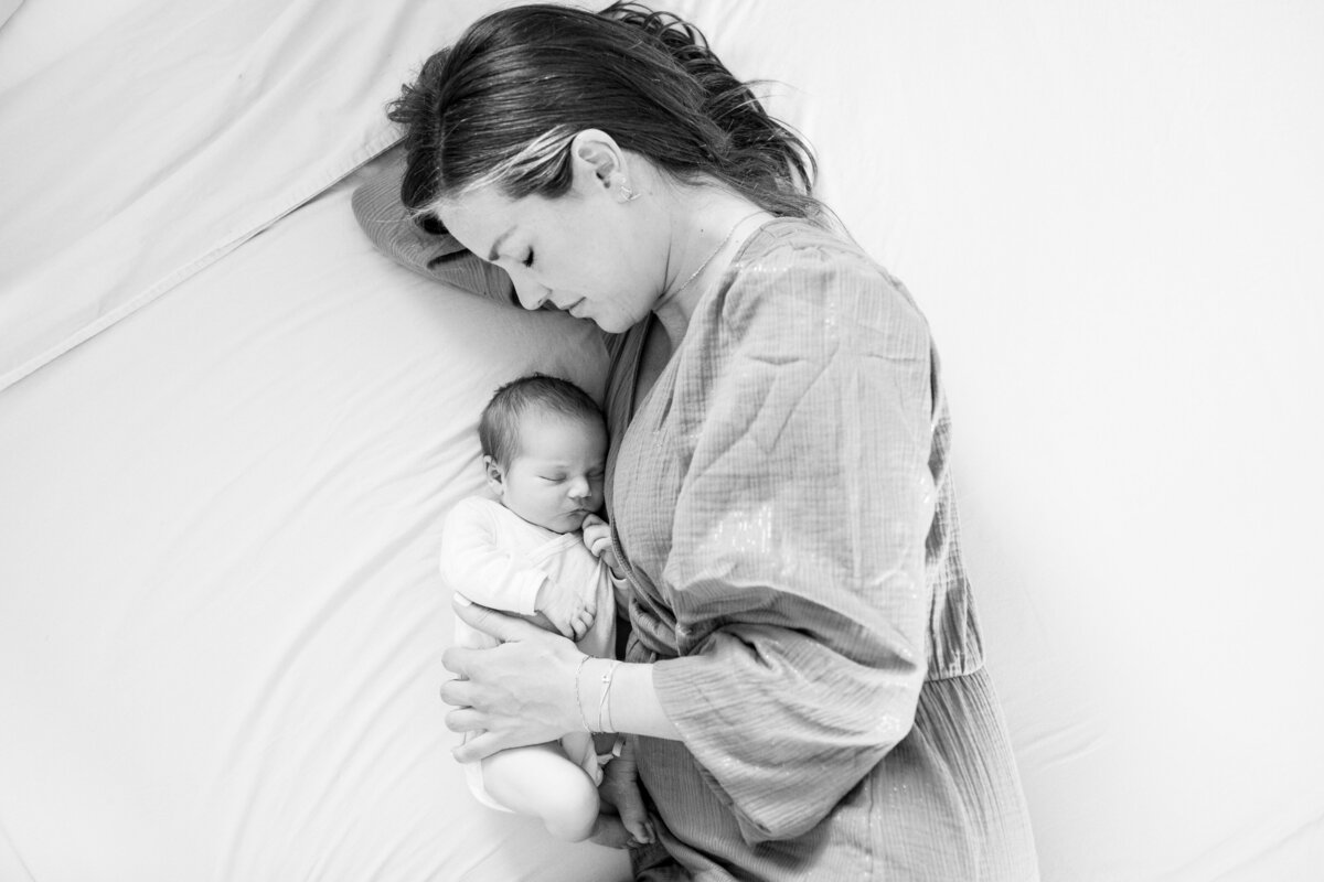intiem moeder baby fotograaf delft