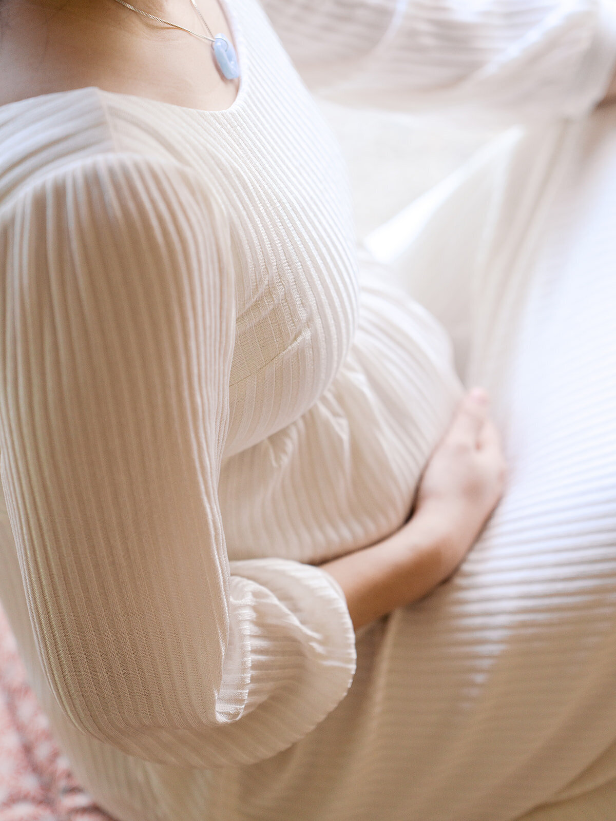 Maternity photos Berkeley studio winter pregnancy photography Bay Area