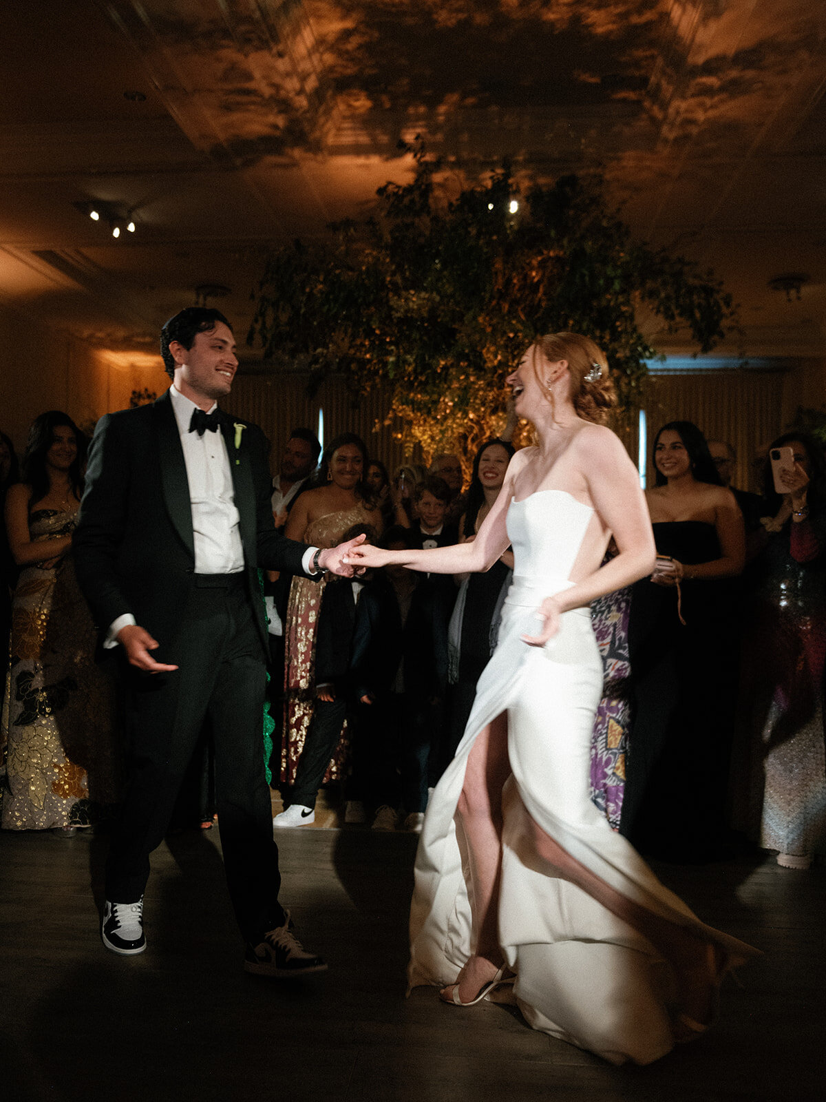 Aspen wedding Calluna Events wedding design bride groom first dance