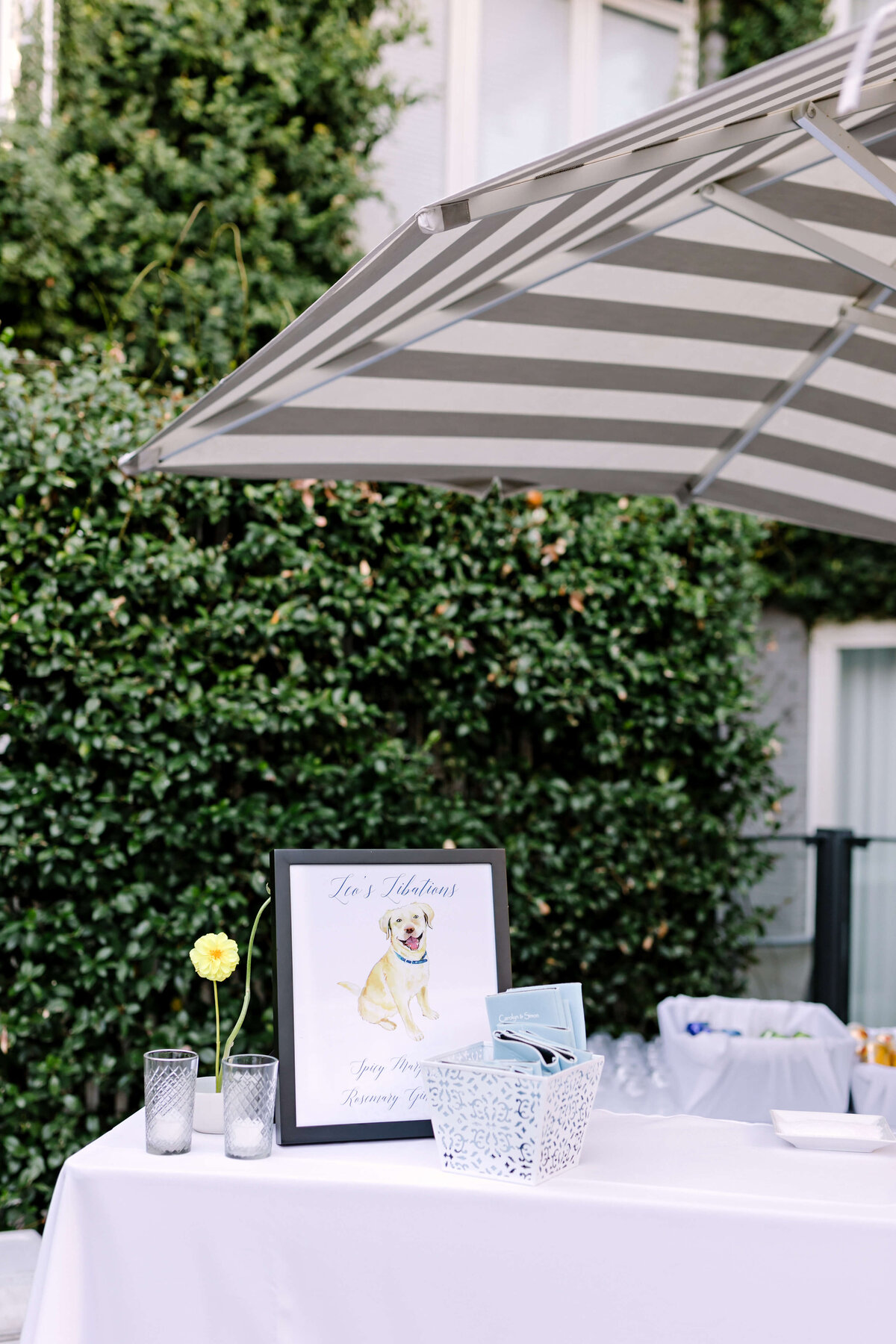 Poolside wedding reception at Hotel Ella in Austin