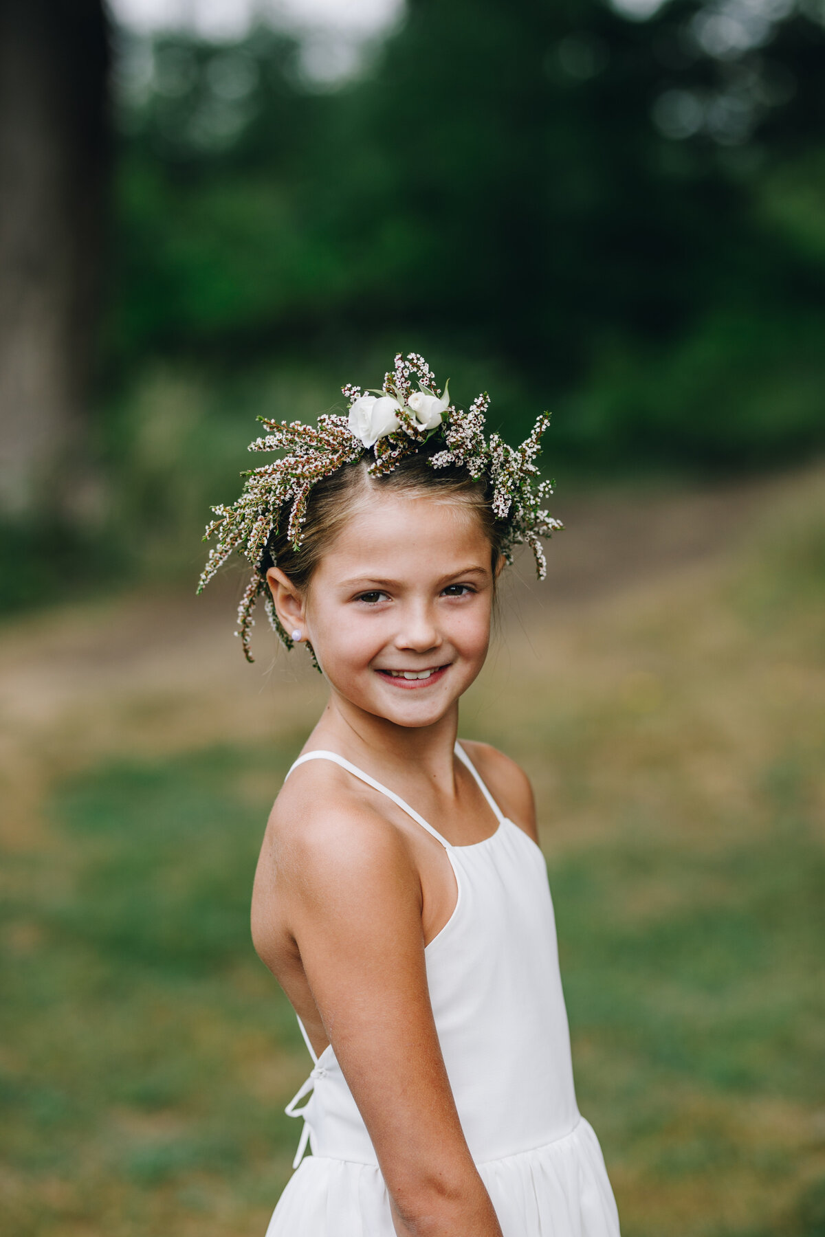 Flower girl crown