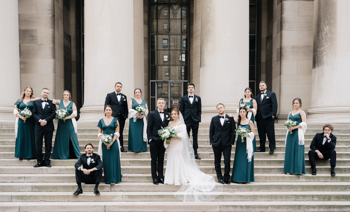 bridal-party-mellon-institute-columns