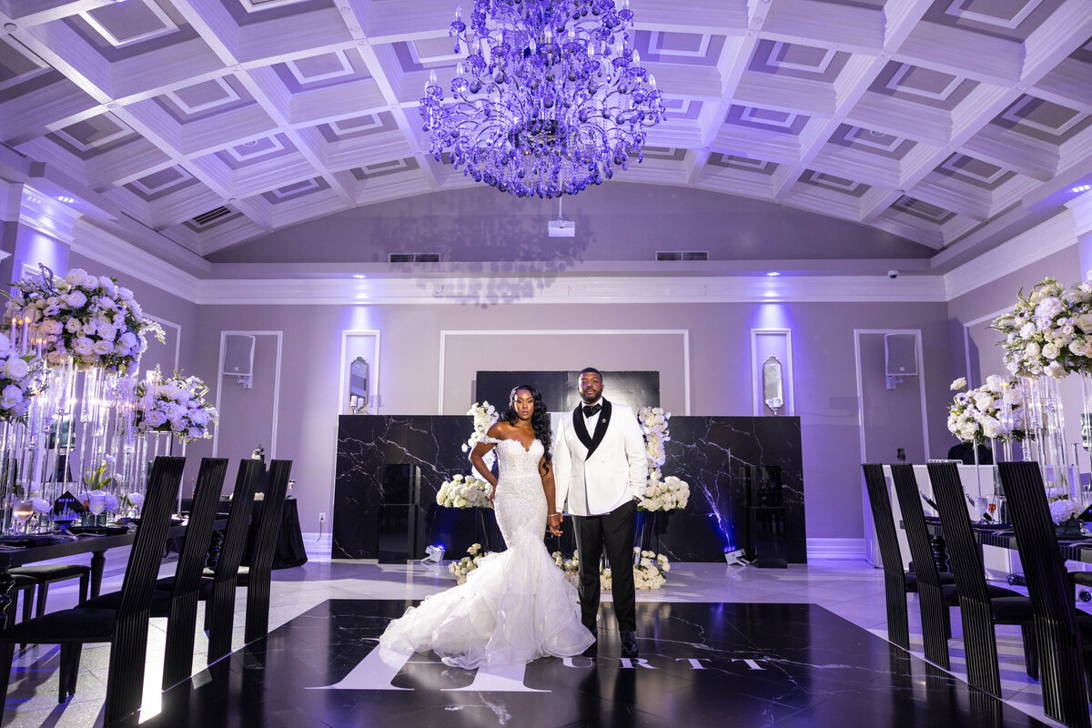 couple in ballroom