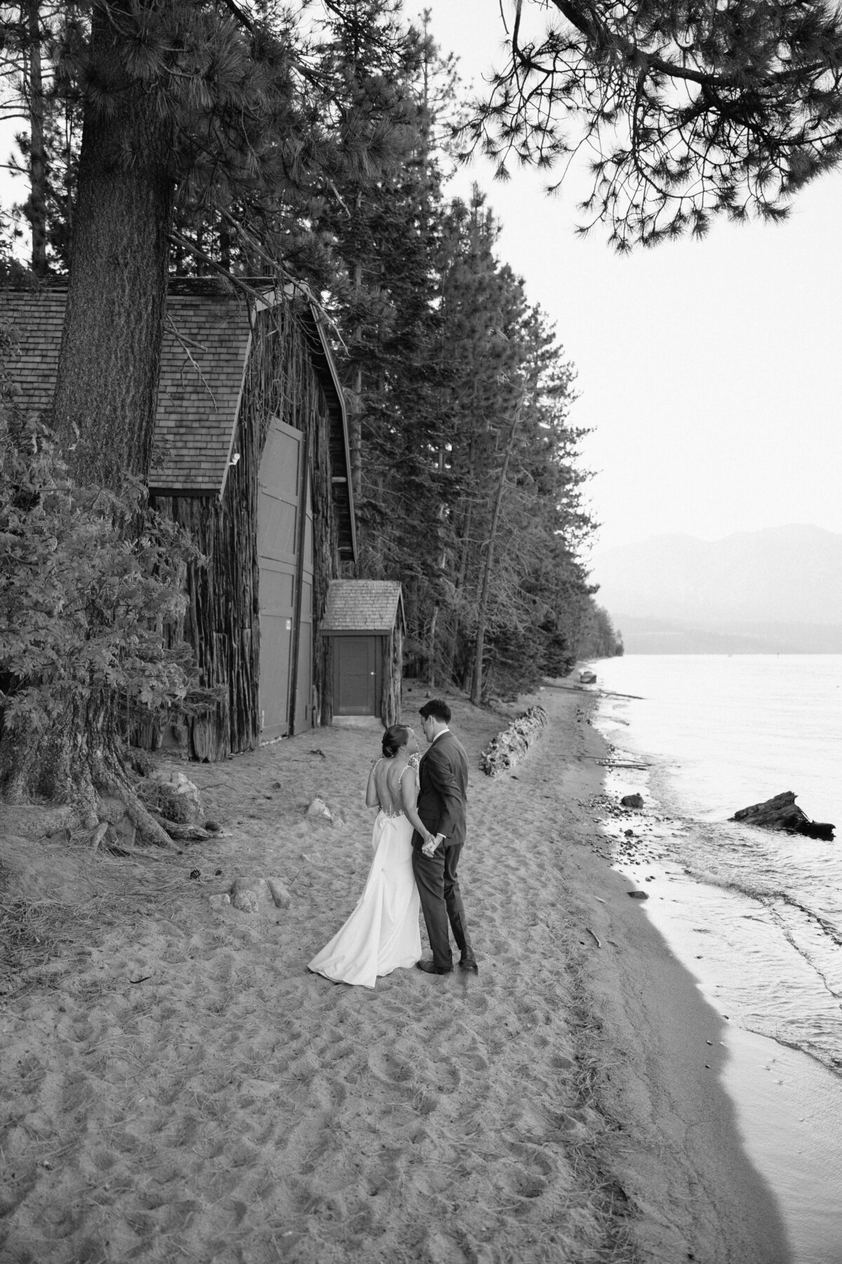 Abby + Mitch Wedding Valhalla Lake Tahoe California Fall _ Katherine Krakowski Reno Lake Tahoe Photographer-47
