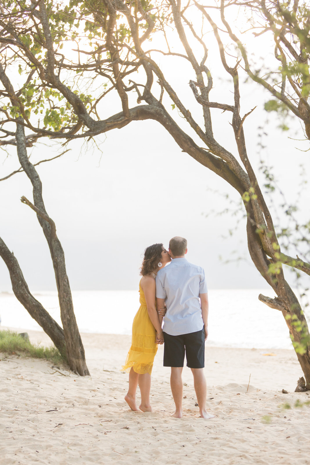 Maui Honeymoon Portraits on DT Fleming beach