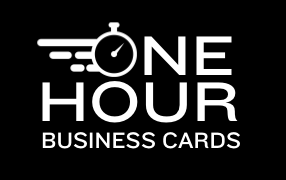 One Hour Business Cards studio plate