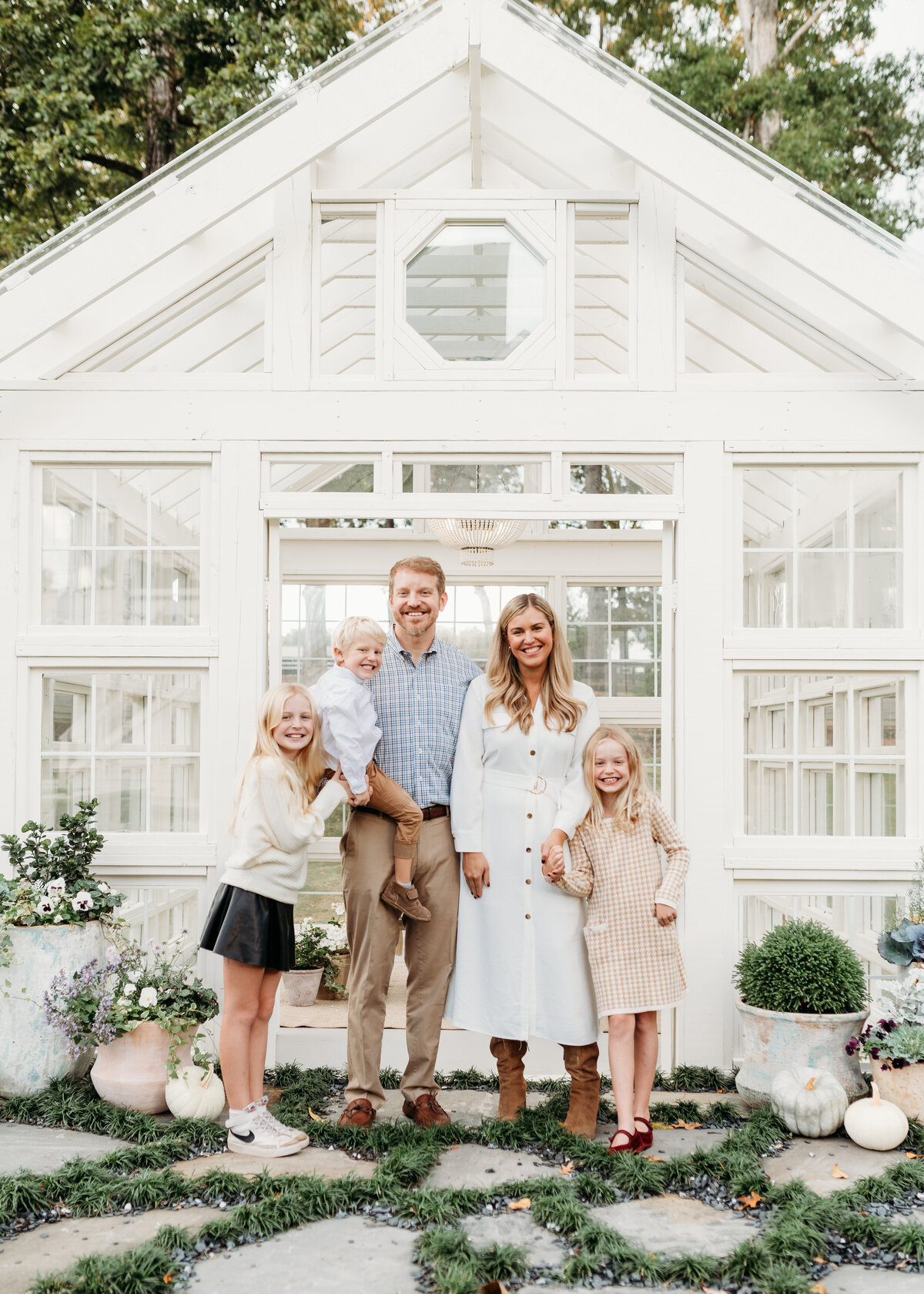 Family Session in the Greenhouse Atlanta