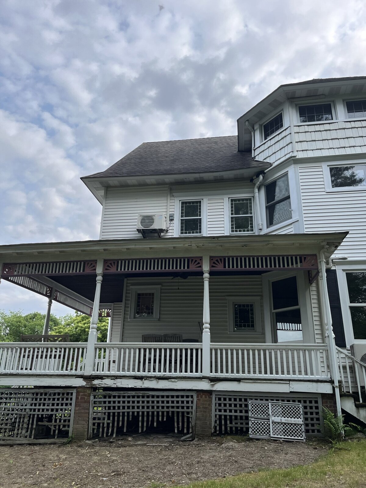side of porch