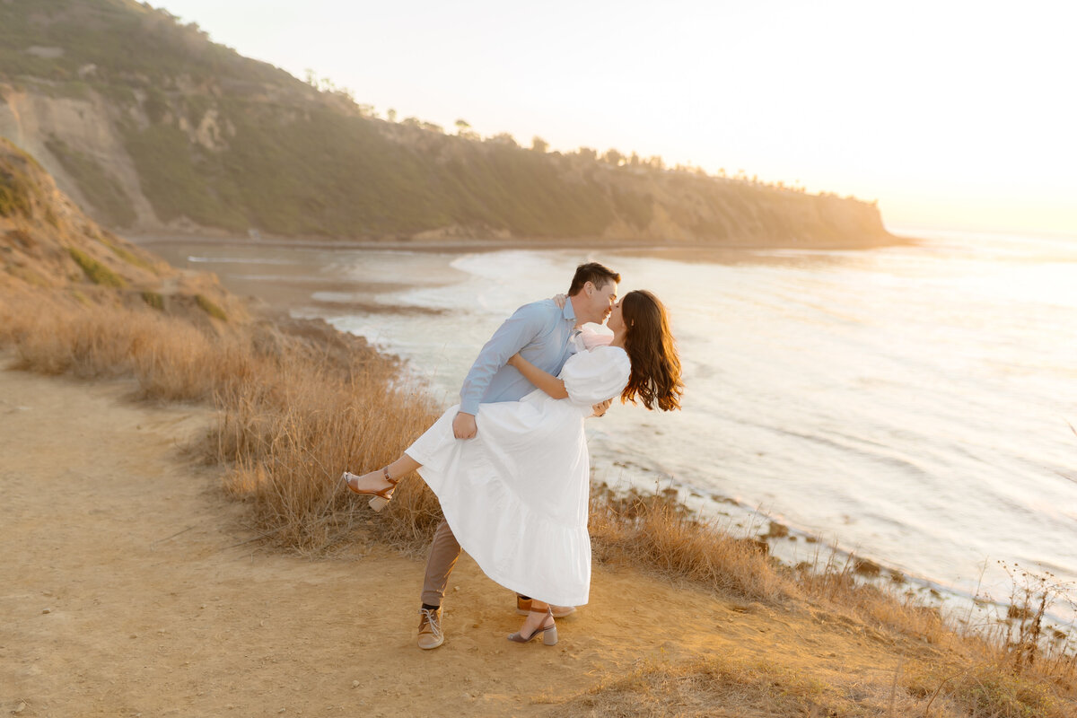 Los Angeles Beach Engagement 12