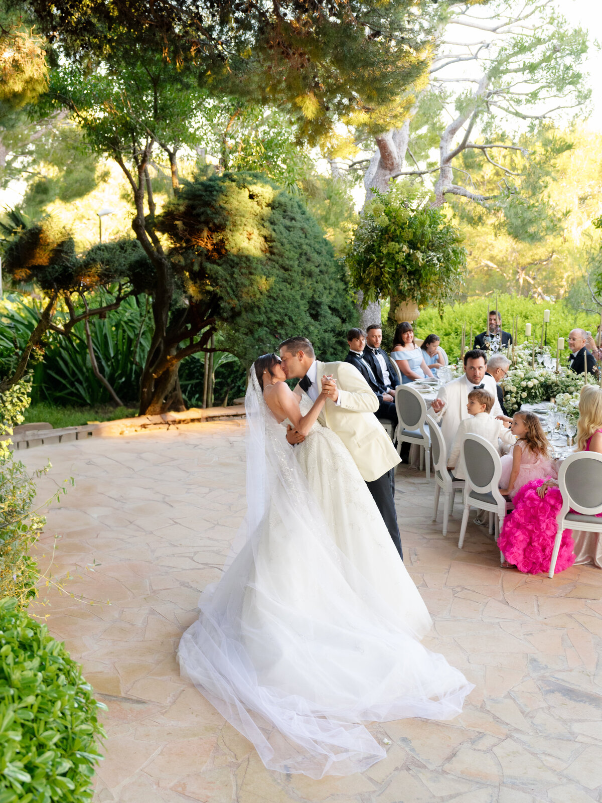 Elegants married couple at le Grand Hotel du Cap Ferrat