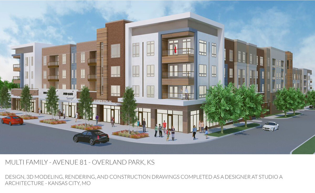 Design, construction drawings and multi family architecture in Overland Park, KS