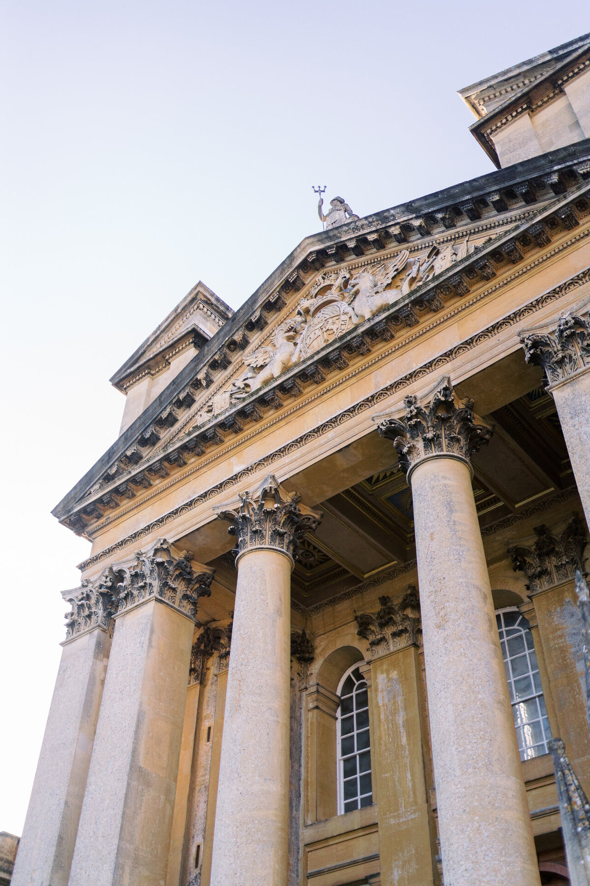 a view of Blenheim Palace