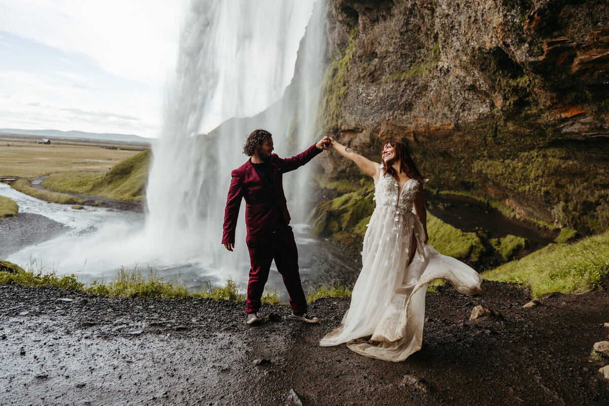 Seljalandsfoss Iceland Elopement Photographer