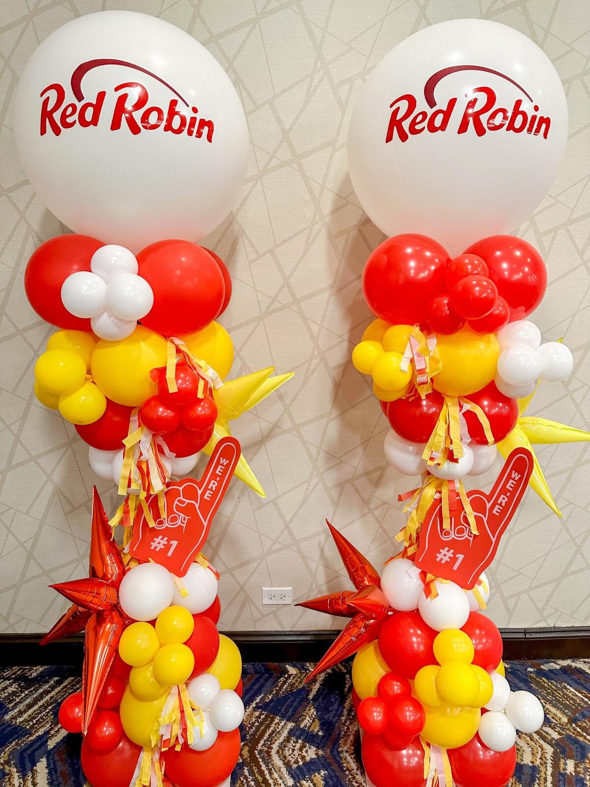 Corporate Business balloons in Chicago by Mauis Balloons