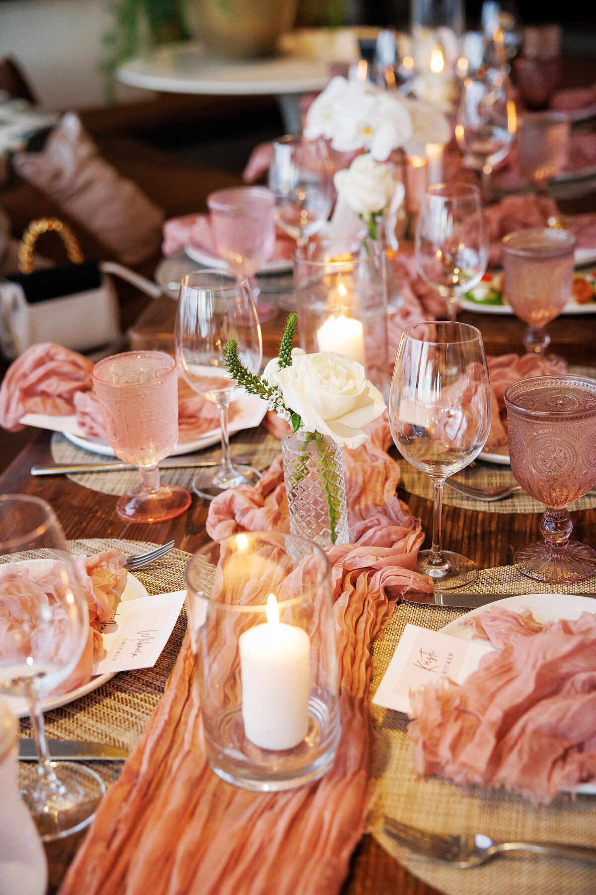 beach reception decor