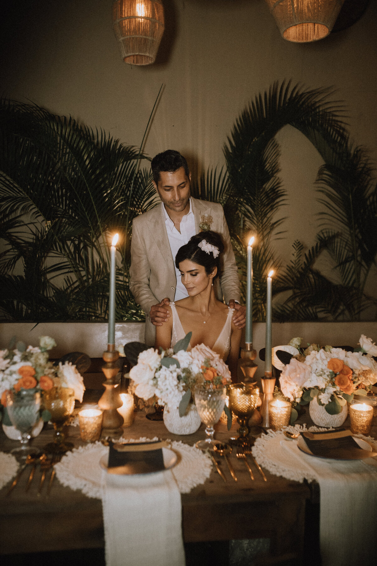 Destination wedding reception at NU Tulum.