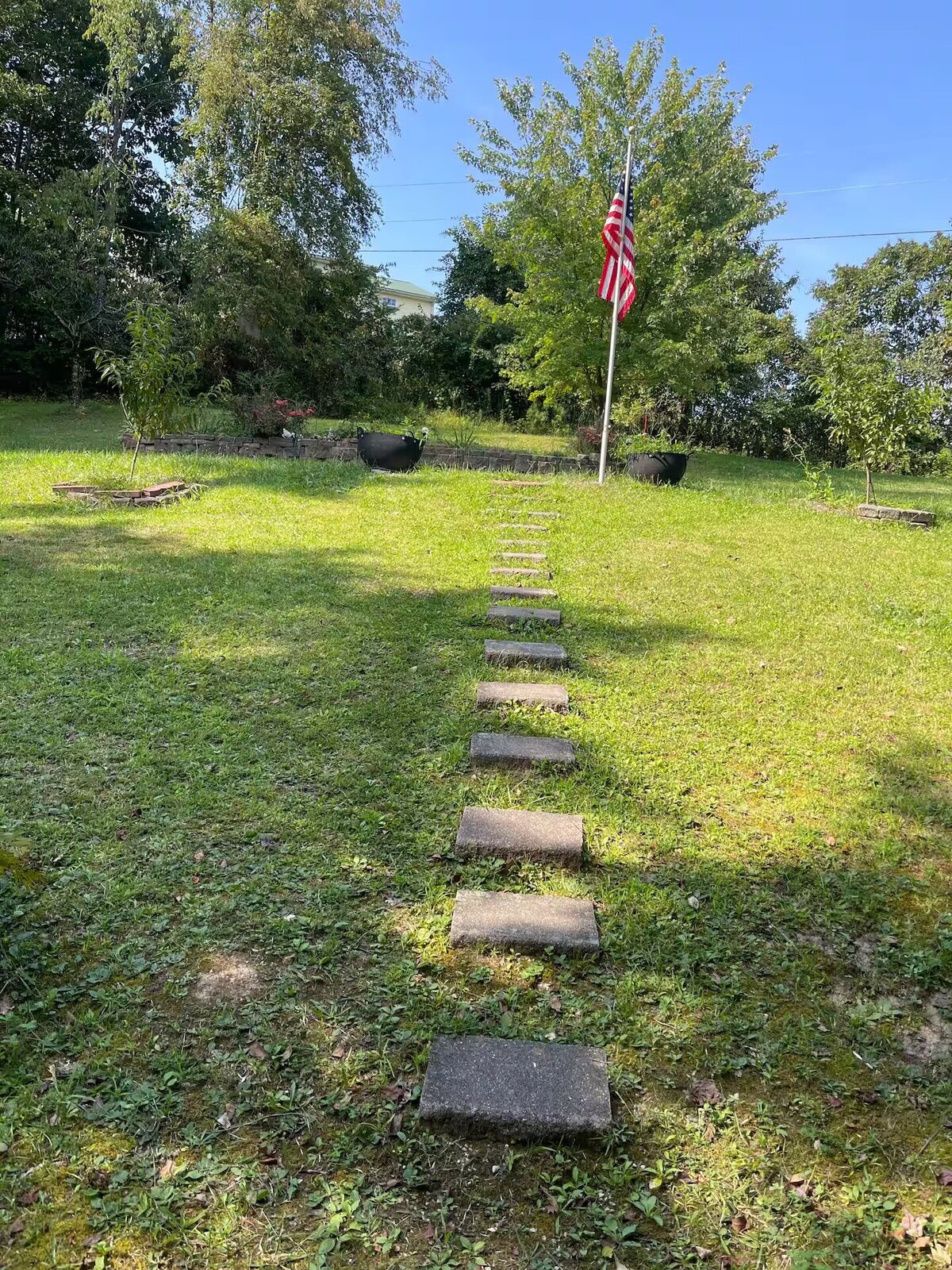 Front steps to the cabin