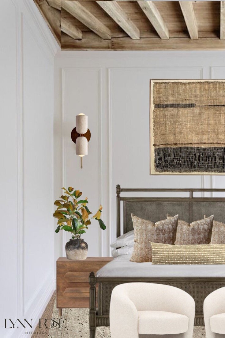 modern organic bedroom