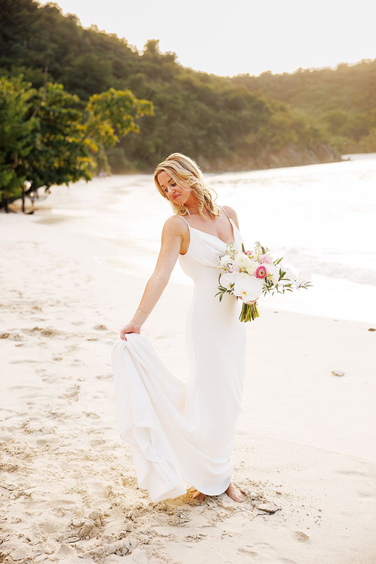 wedding at oppenheimer beach st john