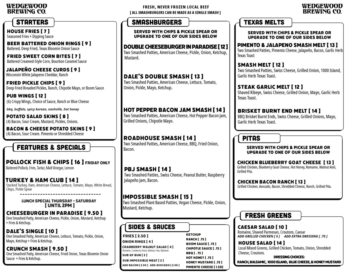 Food Menu, Menu, Food