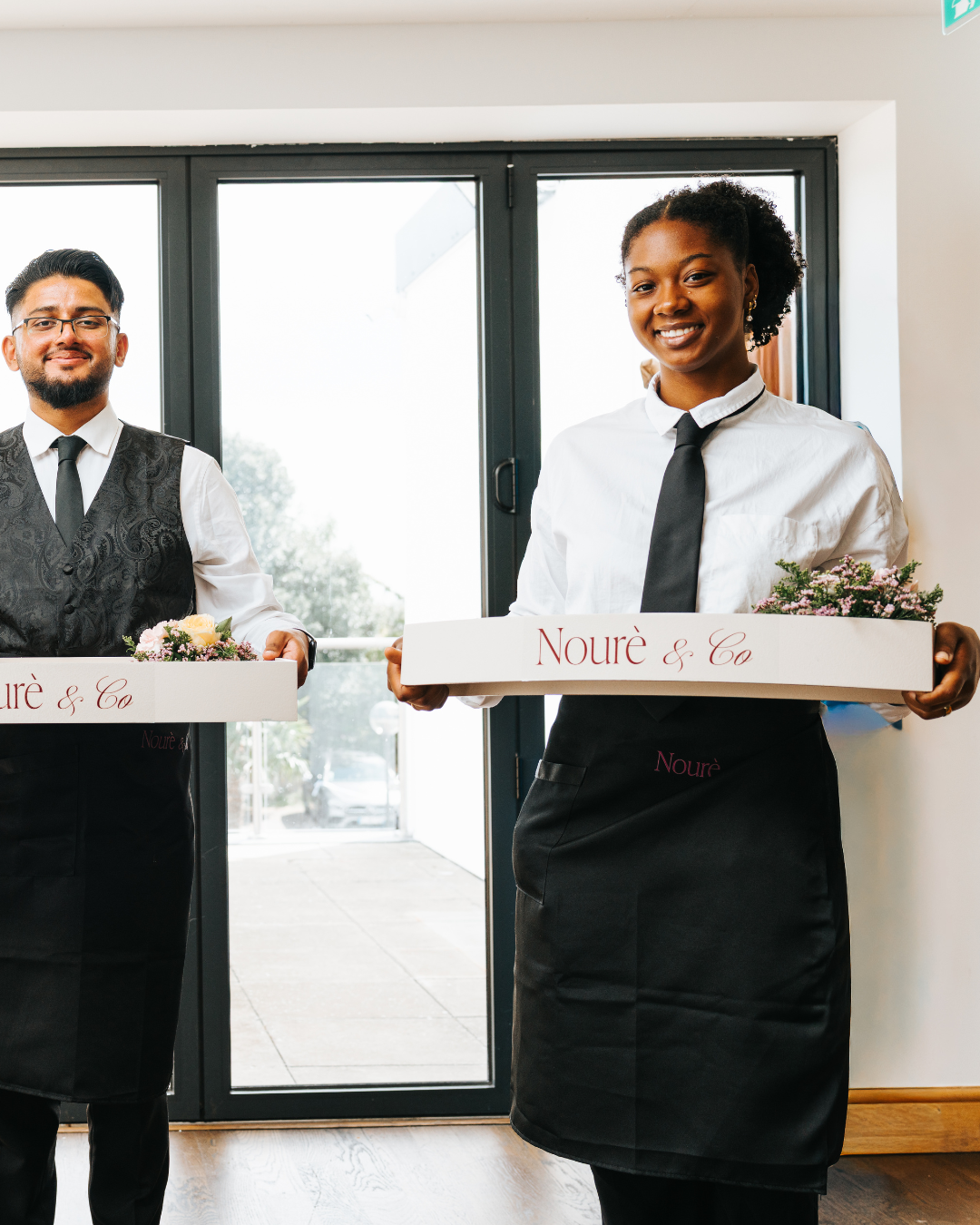 Event food styling and catering setup in London by Nouré & Co