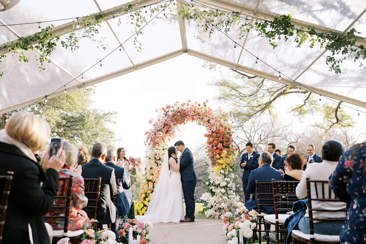 Modern colorful wedding in Austin, Texas