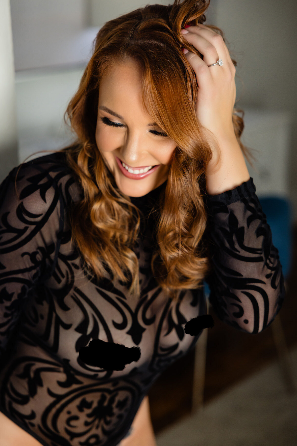 fun and flirty boudoir 