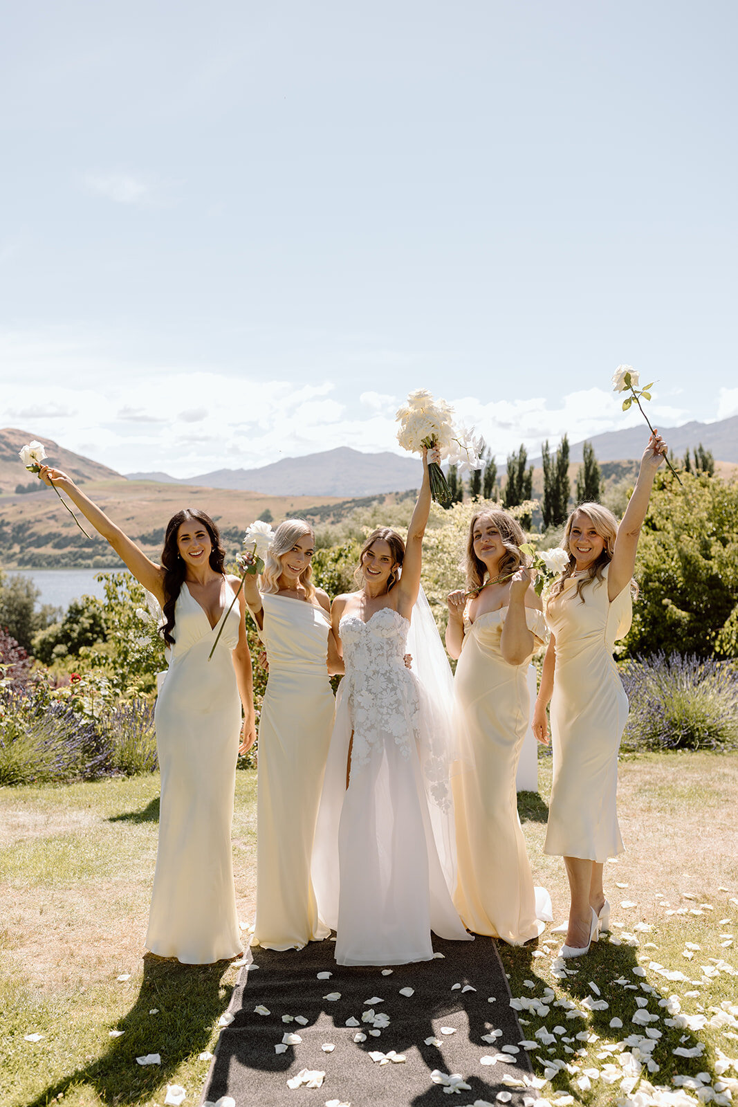hair and makeup for bridal party in new zealand 