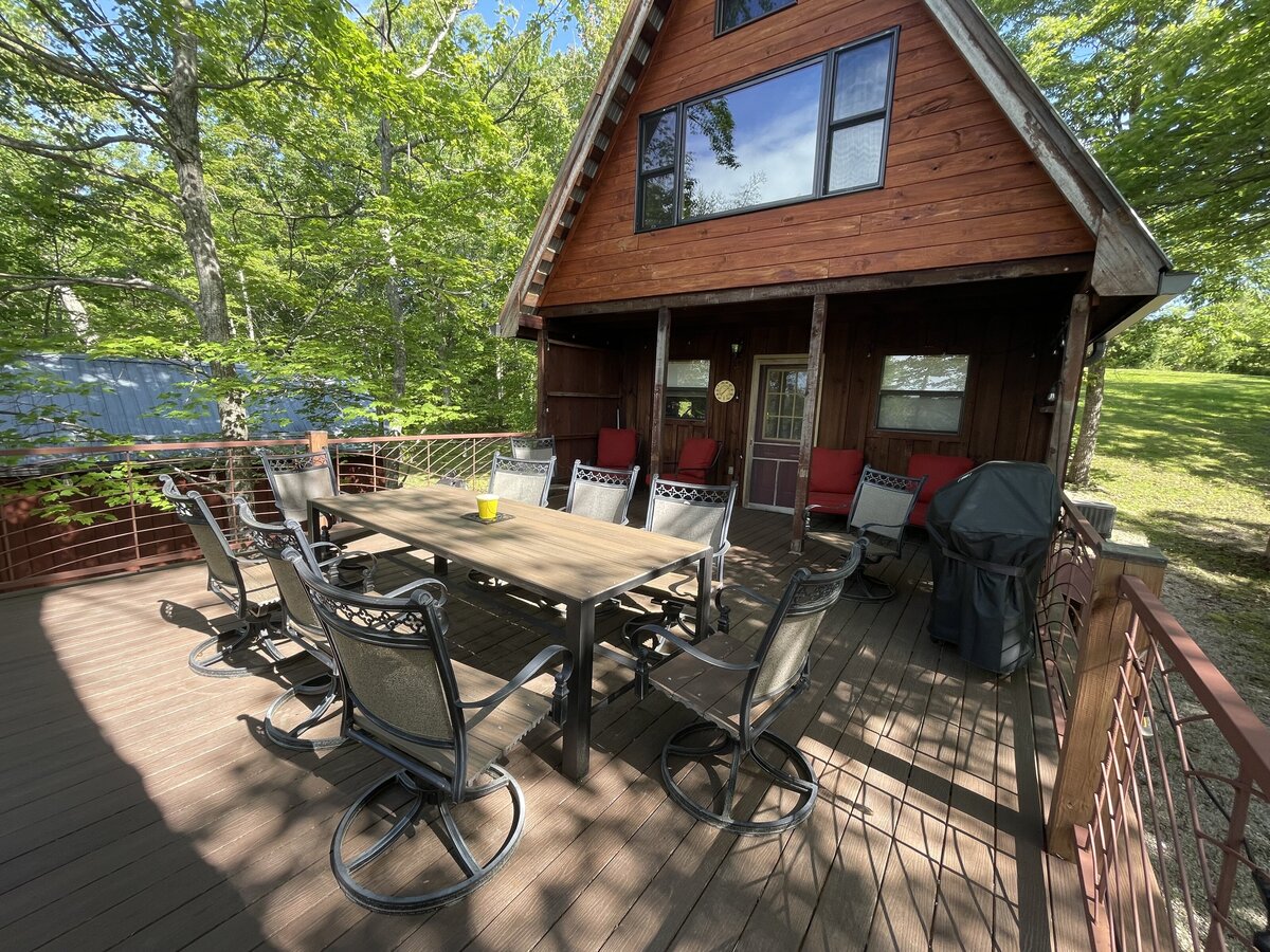 Full view of the deck