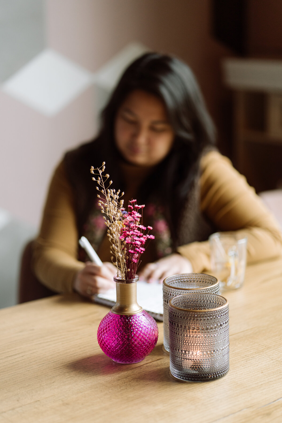 Branding shoot De laatste Vaart - Notities maken. 