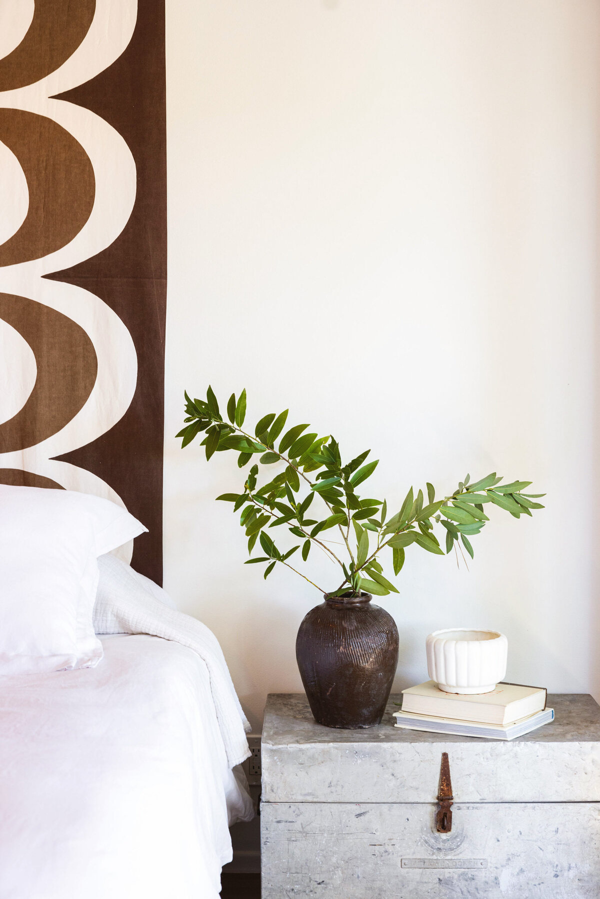 Staged bedroom in Marin County