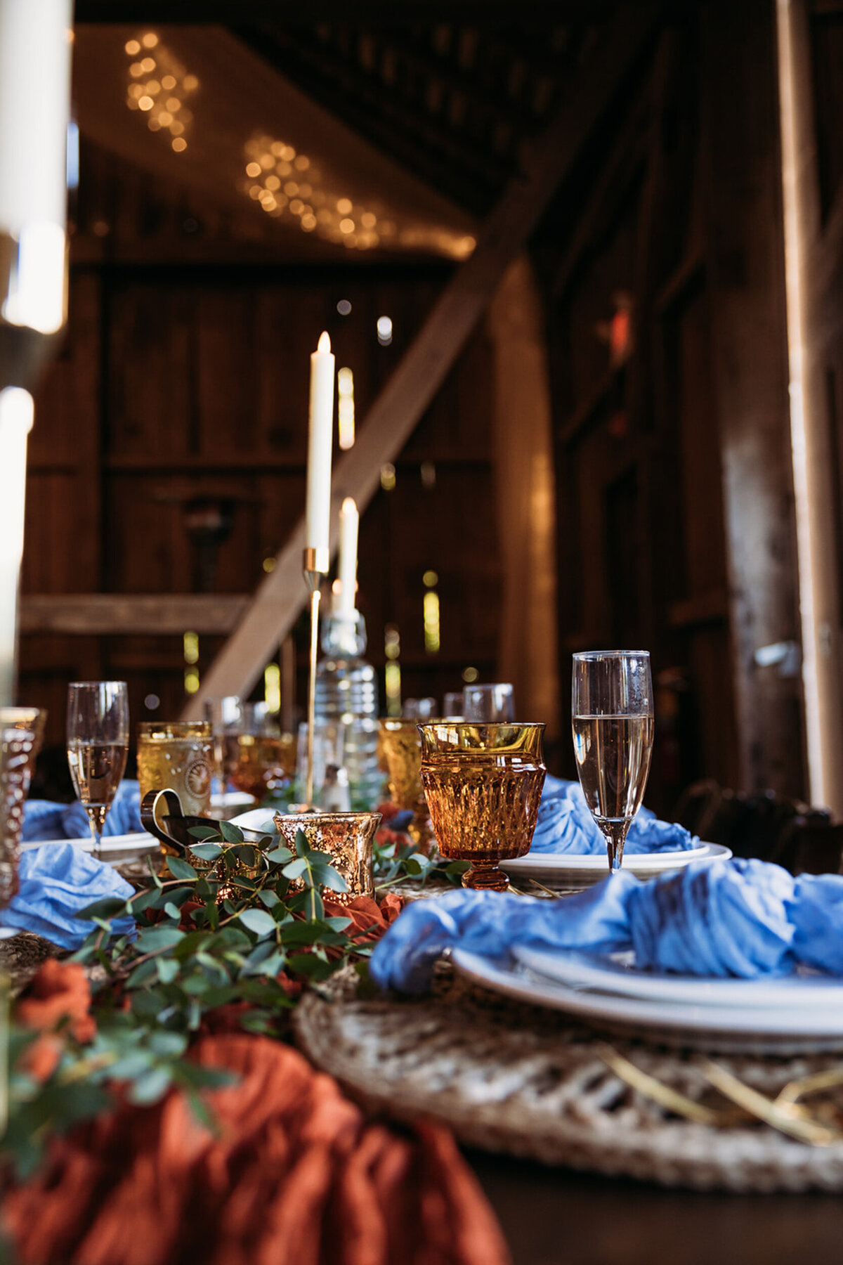 Selbe Wedding - Runners, Napkins, Goblets