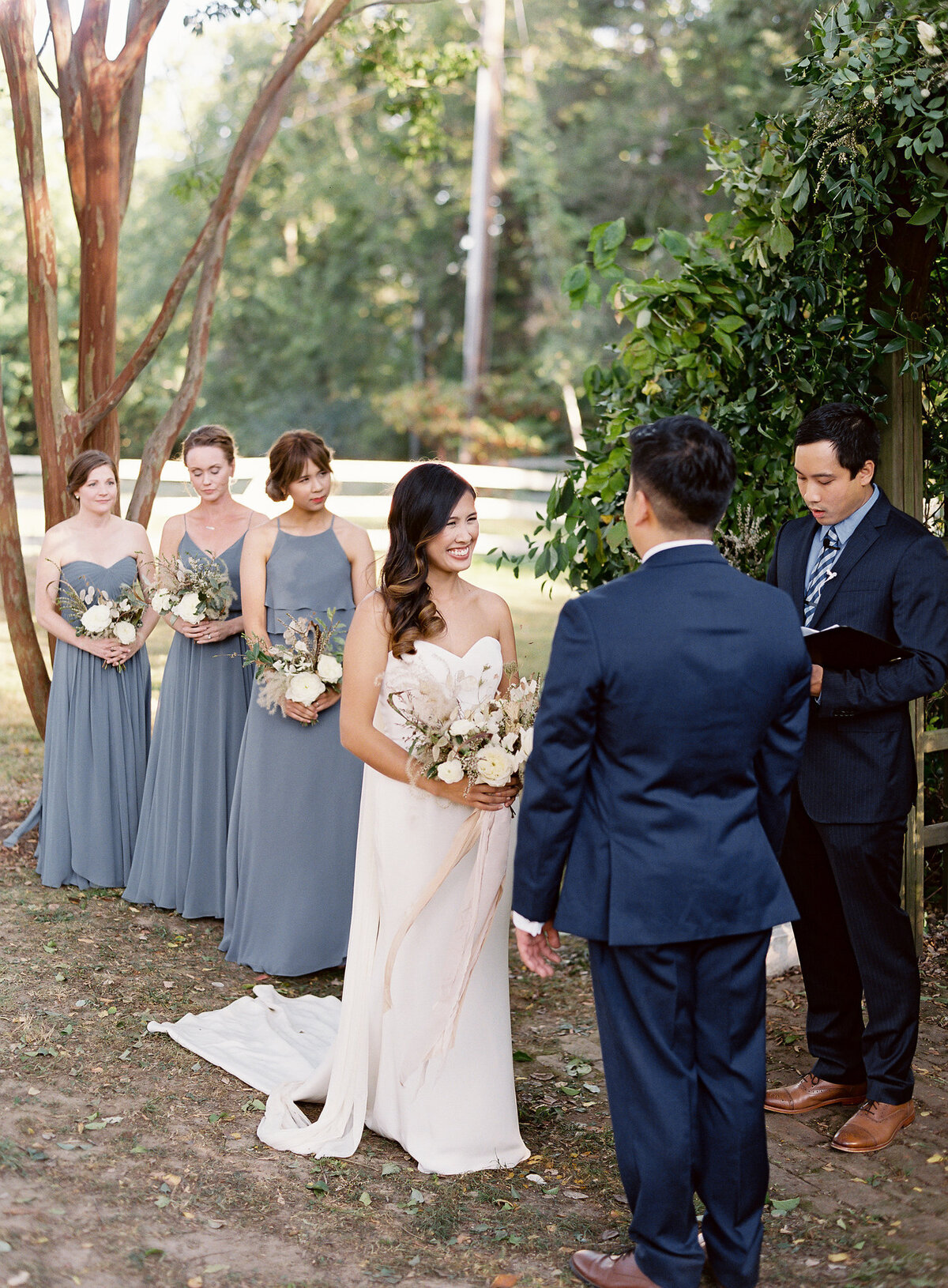 Romantic alfresco Virginia Outdoor Tuckahoe Estate Wedding Vicki Grafton Photography Fine Art Film Luxury Photographer Martha Stewart Weddings 54