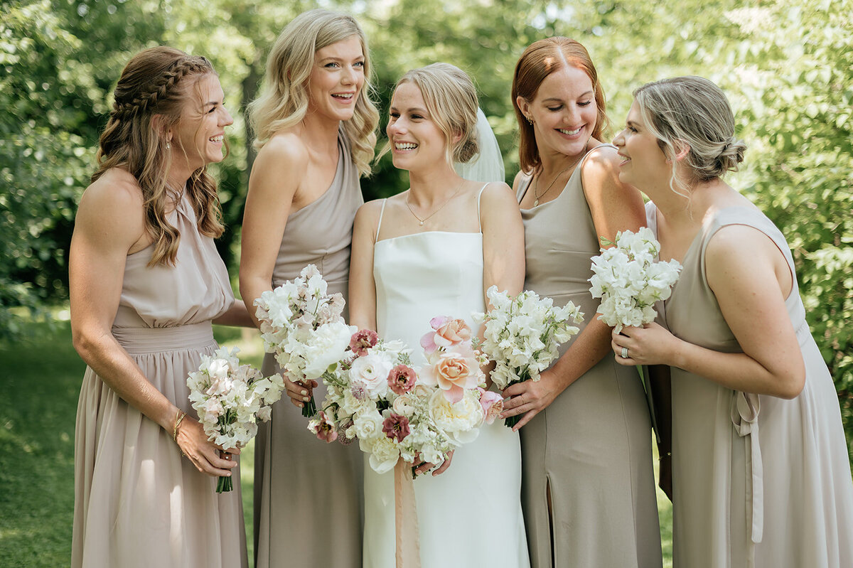 classic organic romantic wedding florals sustainable